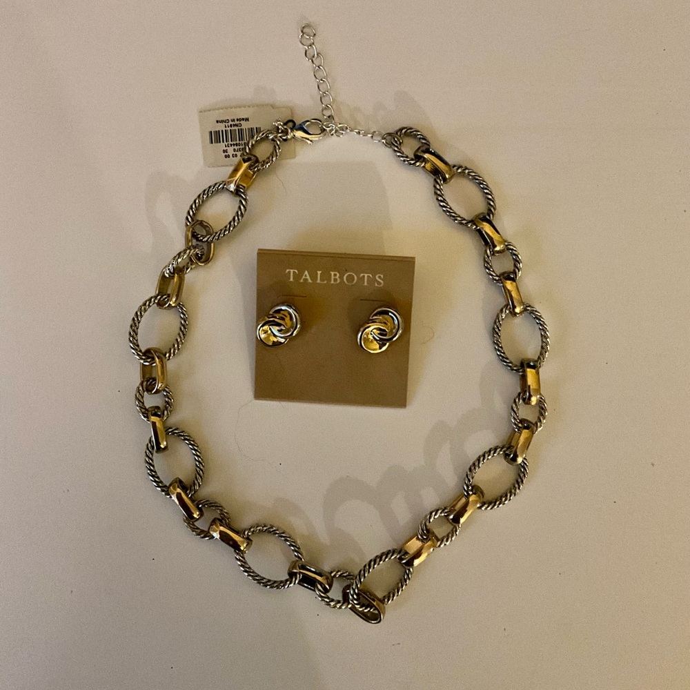 Necklace and earrings